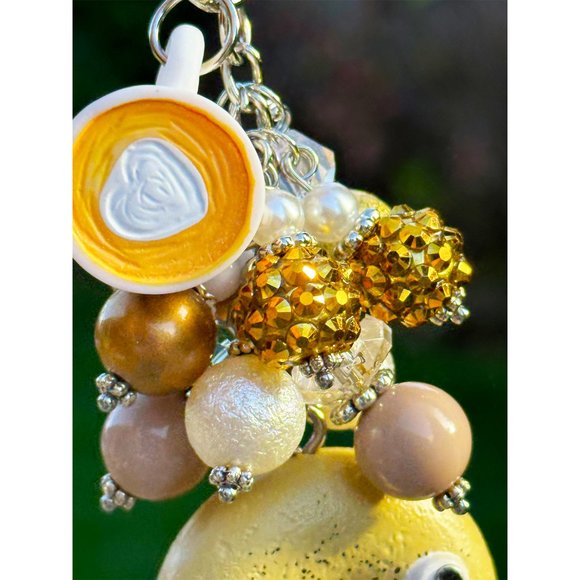 Heidi Kenney x Kid Robot Everything Bagel Brunch Keychain Purse Bag Charm - Picture 8 of 9